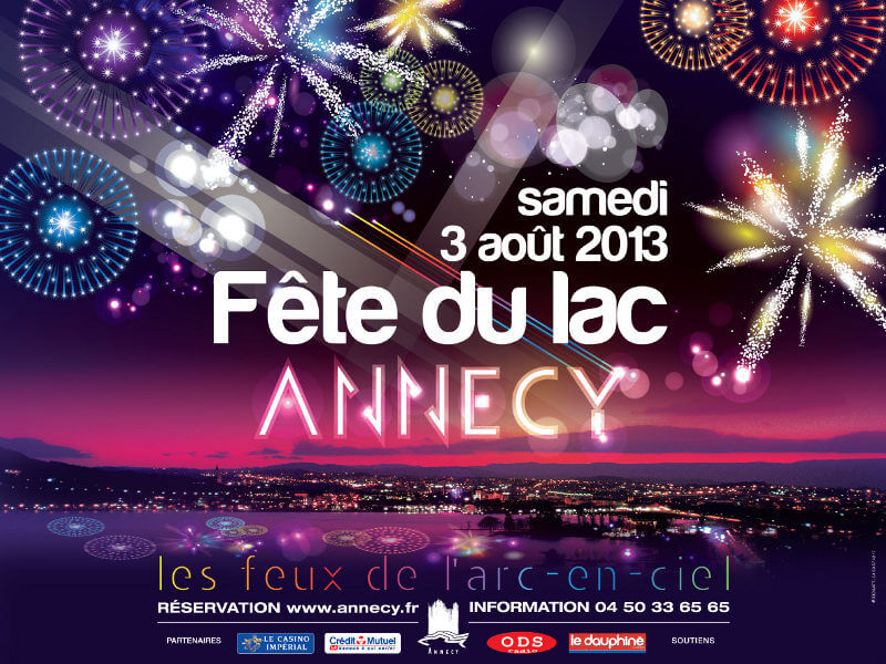 affiche fete du lac annecy 2013