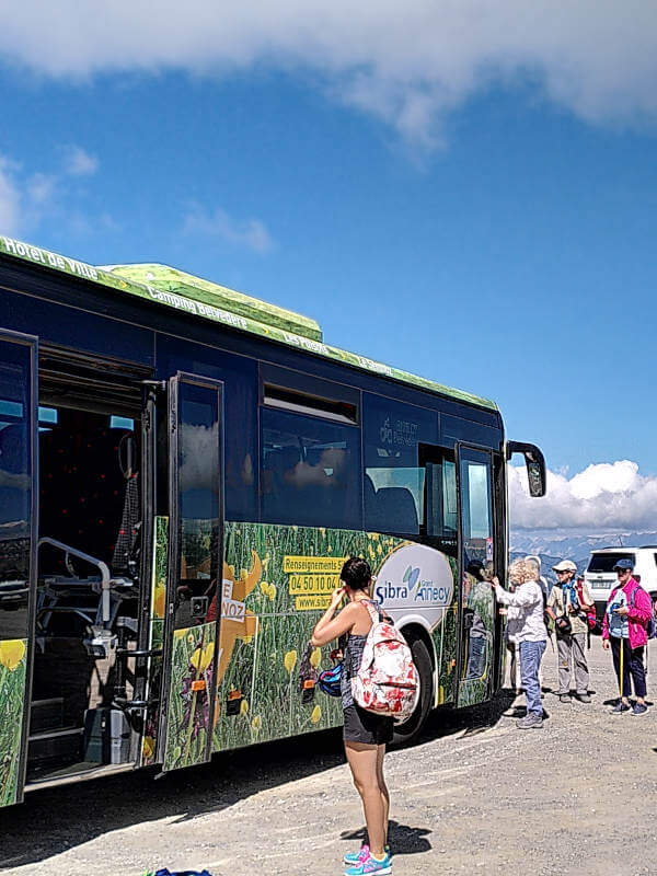 Monter au Semnoz en bus