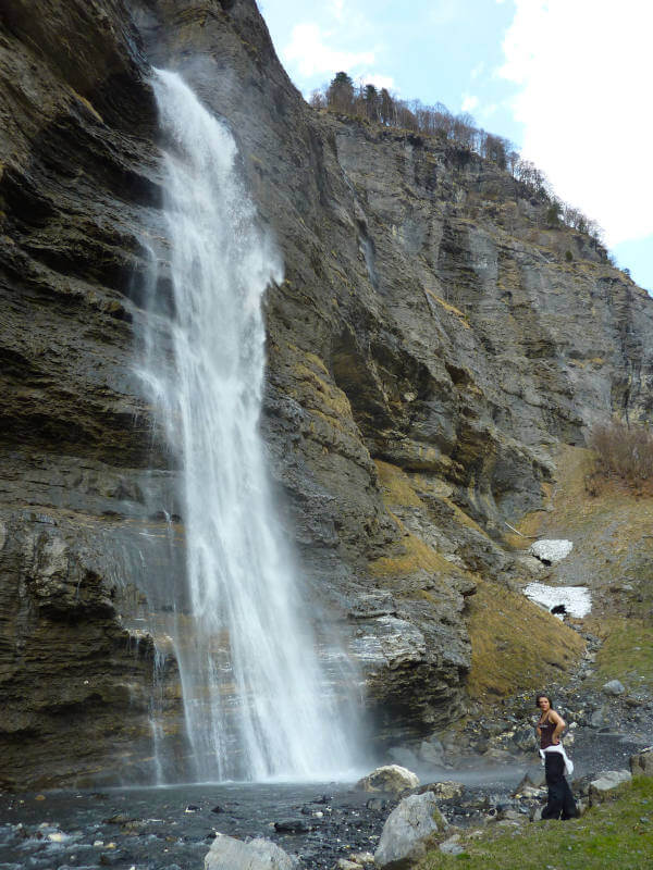 Cirque de Sixt fer à cheval cascade cascade à Sixt fer à cheval
