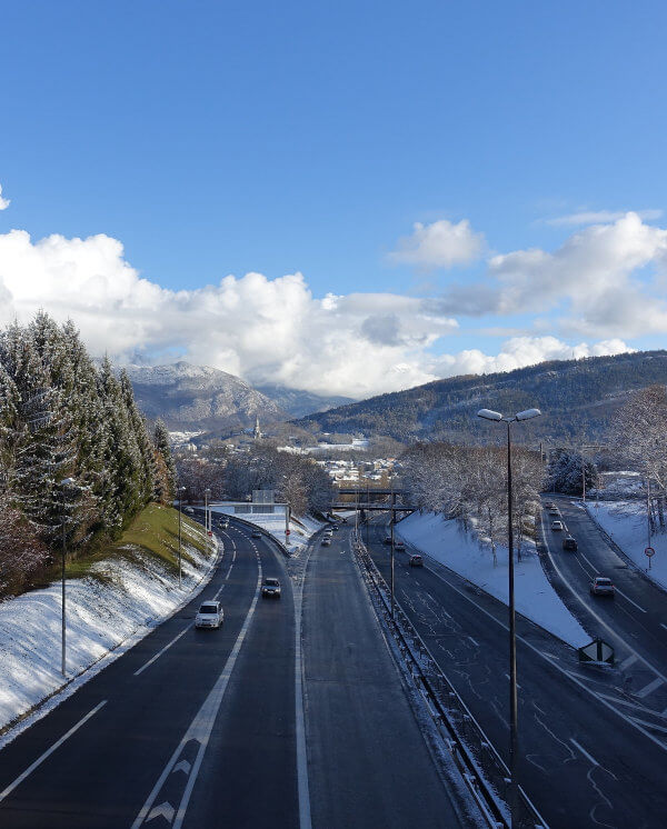 La météo à Annecy voie rapide annecy neige voie rapide Annecy après la neige