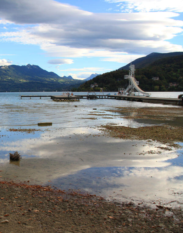 La météo à Annecy lac annecy tres bas 2018 lac au plus bas en 2018