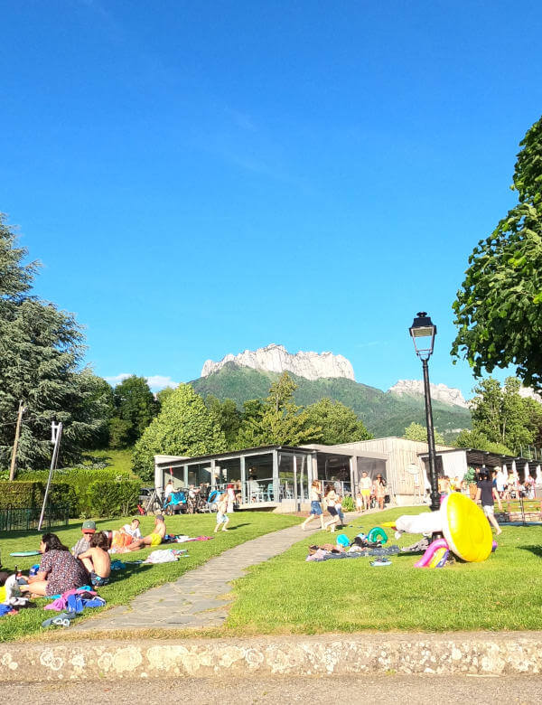 snack plage de menthon saint bernard