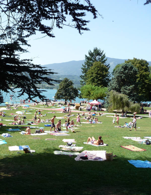 Plage de Talloires plage talloires ete plage de Talloires
