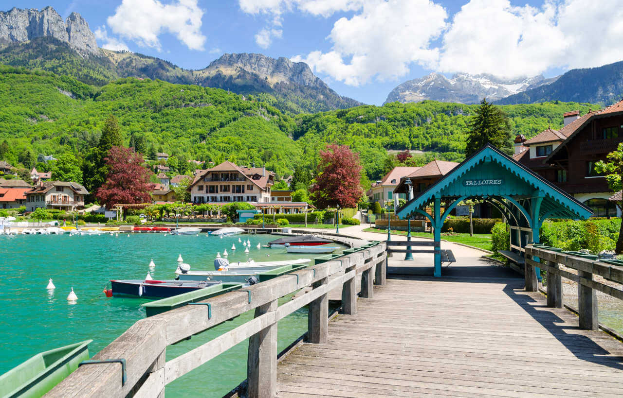 talloires-ponton Débarcadère de Talloires