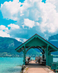 lac annecy printemps
