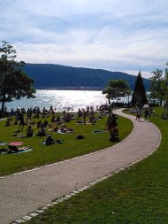 plage de Veyrier du lac